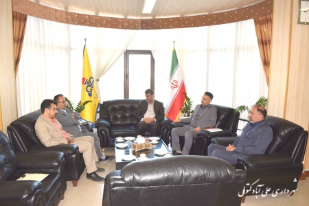 اخذ امتیاز گاز کارخانه آسفالت شهرداری علی آبادکتول در مراحل پایانی