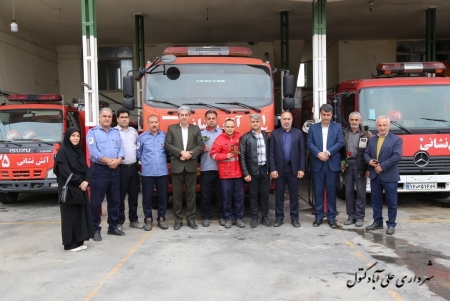 شهردار علی آبادکتول از روند خدمات رسانی طرح نوروزی بازدید کرد