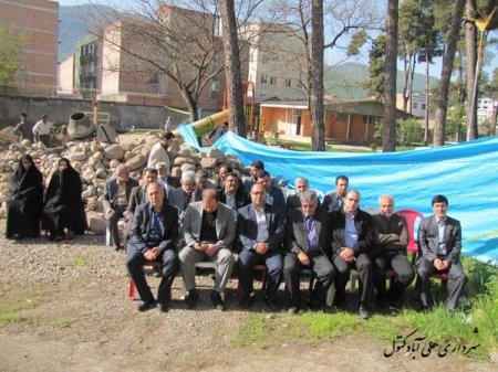 مراسم کلنگ زنی کانون پرورش فکری کودکان و نوجوانان در شهرستان علی آباد کتول برگزار شد