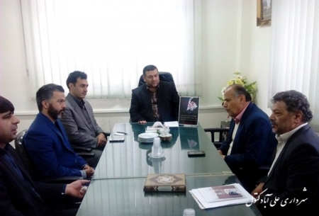   دیداراعضای شورای شهرستان بامعاون فرماندارعلی آباد کتول