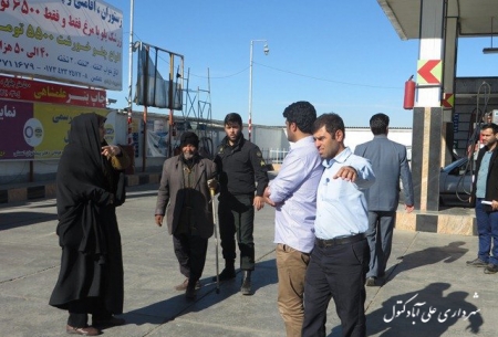 طرح جمع آوری متکدیان در علی آباد کتول اجرا شد