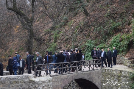 بازدید مدیران دفاتر خدمات مسافرتی کشور از پارک جنگلی کبودوال