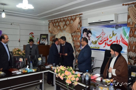 مراسم توديع ومعارفه شهردار علي آبادكتول برگزار گرديد