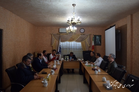 جلسه کارگروه امداد و نجات و استقبال از مسافرین نوروزی برگزار شد