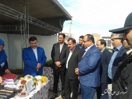 بازدید فرماندار و شهردار از کمپهای نوروزی شهرستان علی آباد کتول