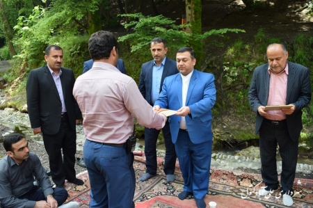تجلیل از کارگران شهرداری علی آباد کتول بمناسبت هفته کارگر